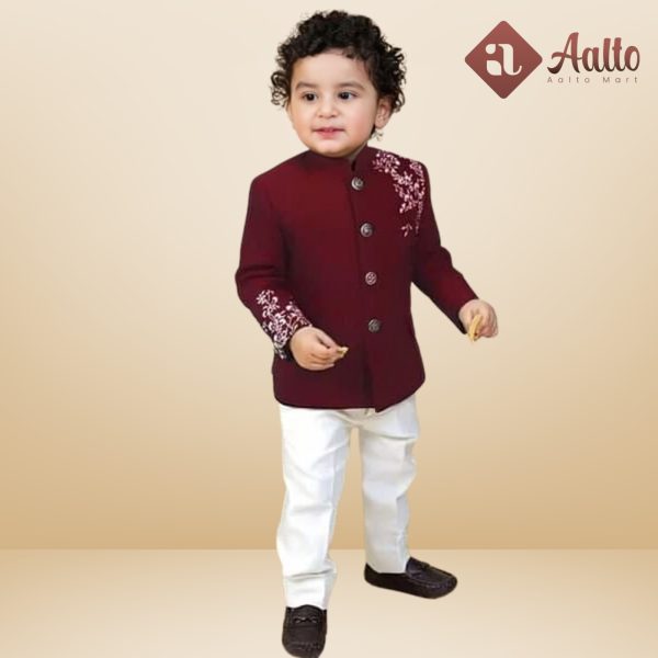 Premium Maroon Prince Coat