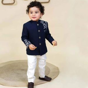 Premium Navy Blue Prince Coat