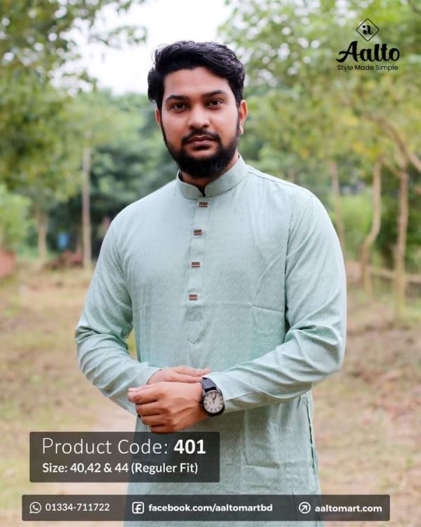 Exclusive Cotton Printed Panjabi Paste 401