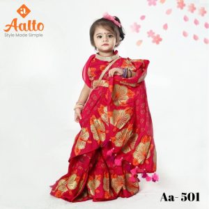 Ready Making Sharee For Baby girls- Aa-501
