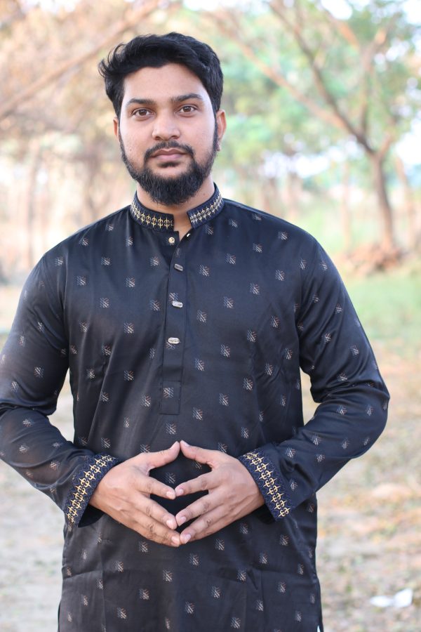Combo Black and Maroon Premium Panjabi - 506+508 - Image 2